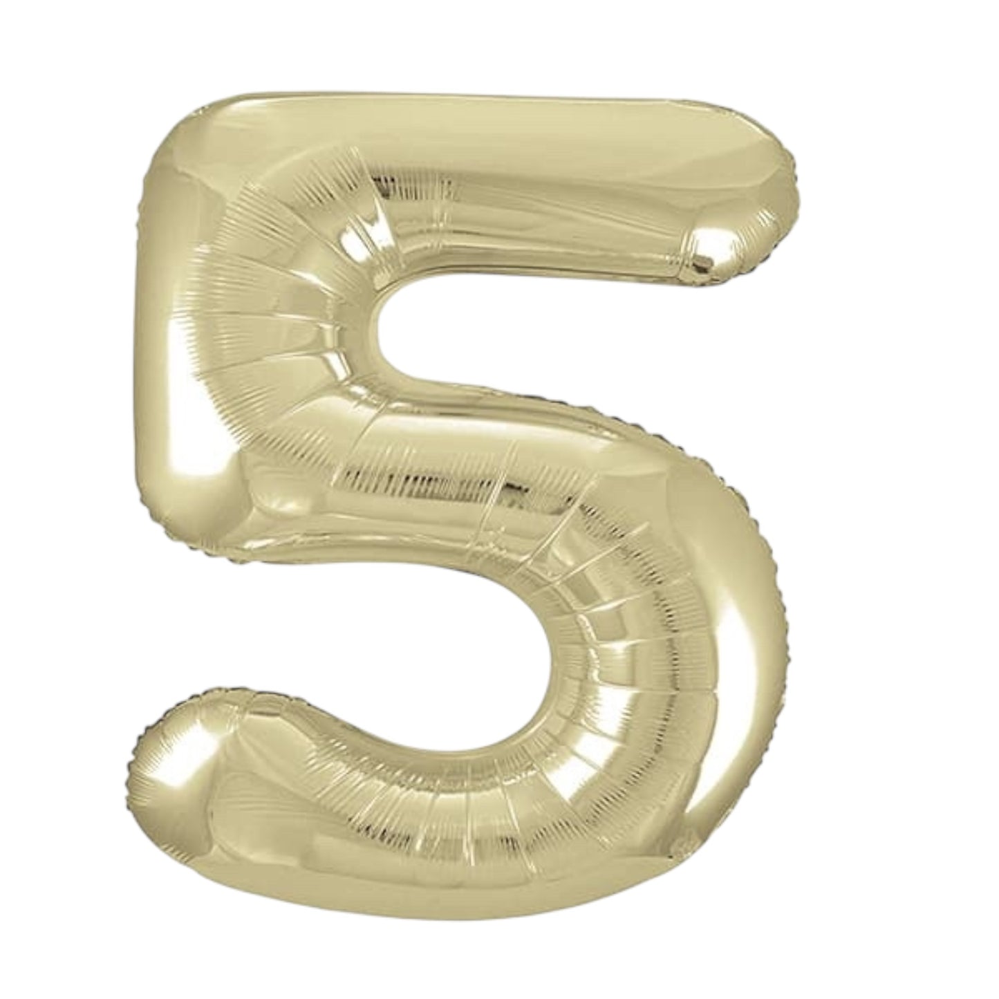 Champagne Gold Number Balloon