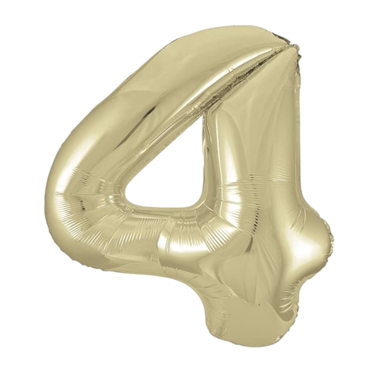 Champagne Gold Number Balloon