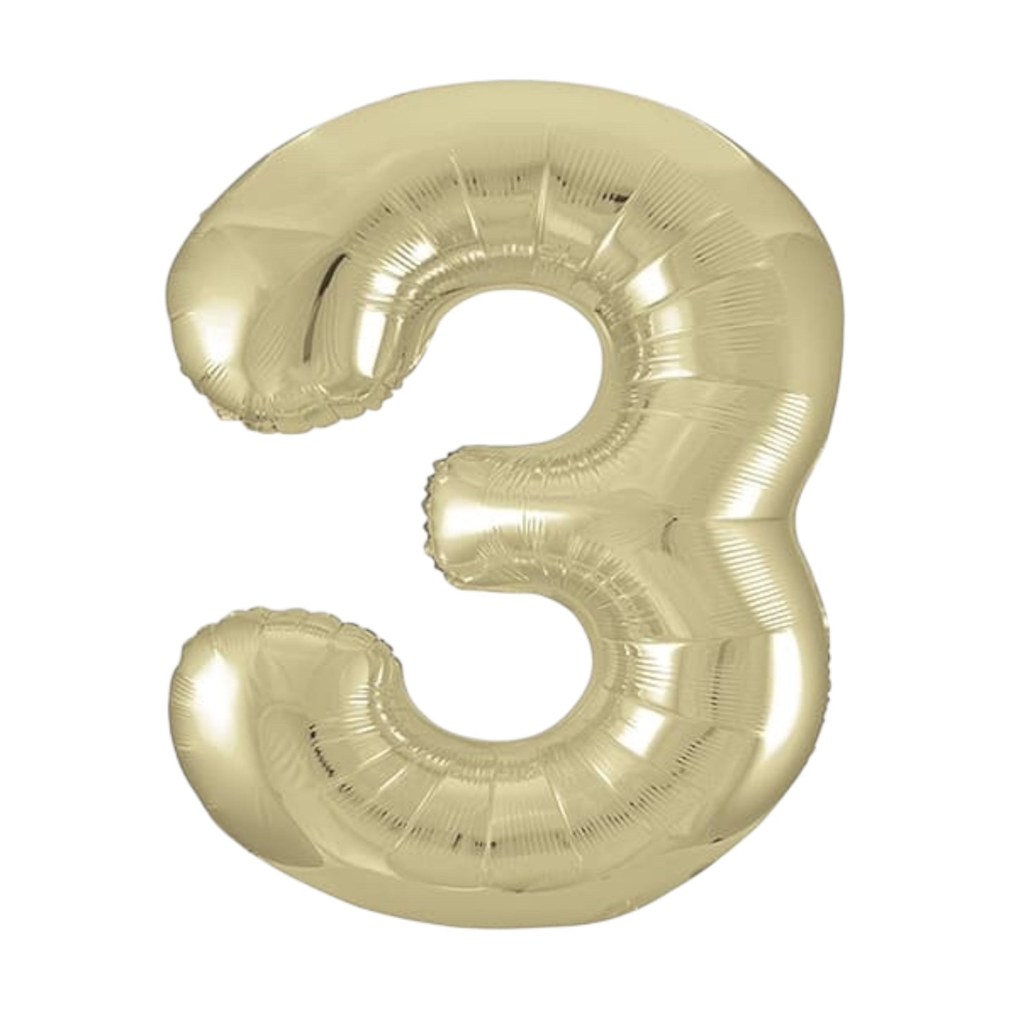 Champagne Gold Number Balloon