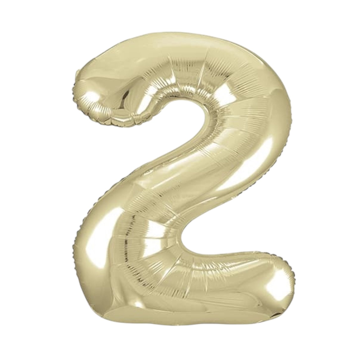 Champagne Gold Number Balloon
