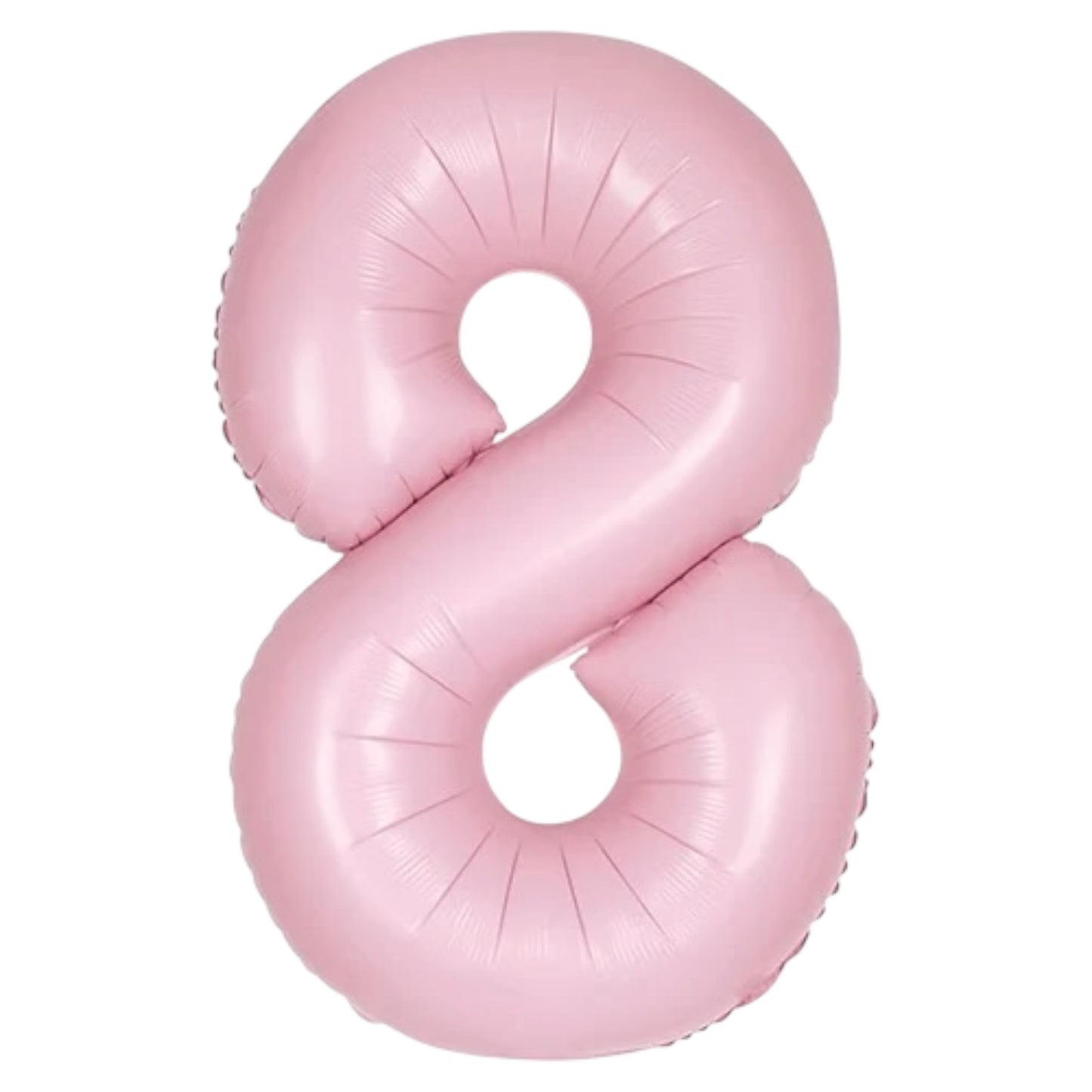 Large Pale Pink Number Balloon