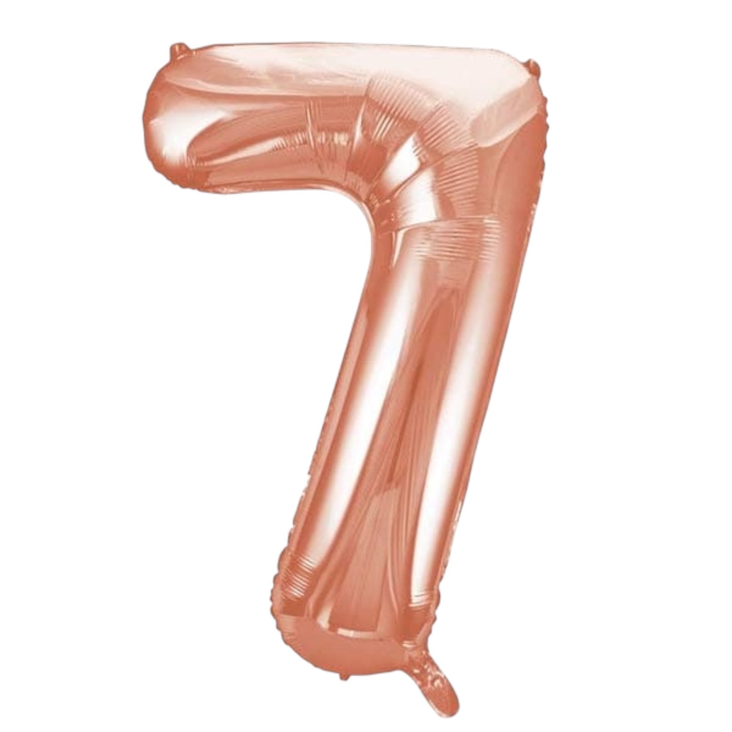 Large Rose Gold Number Balloon