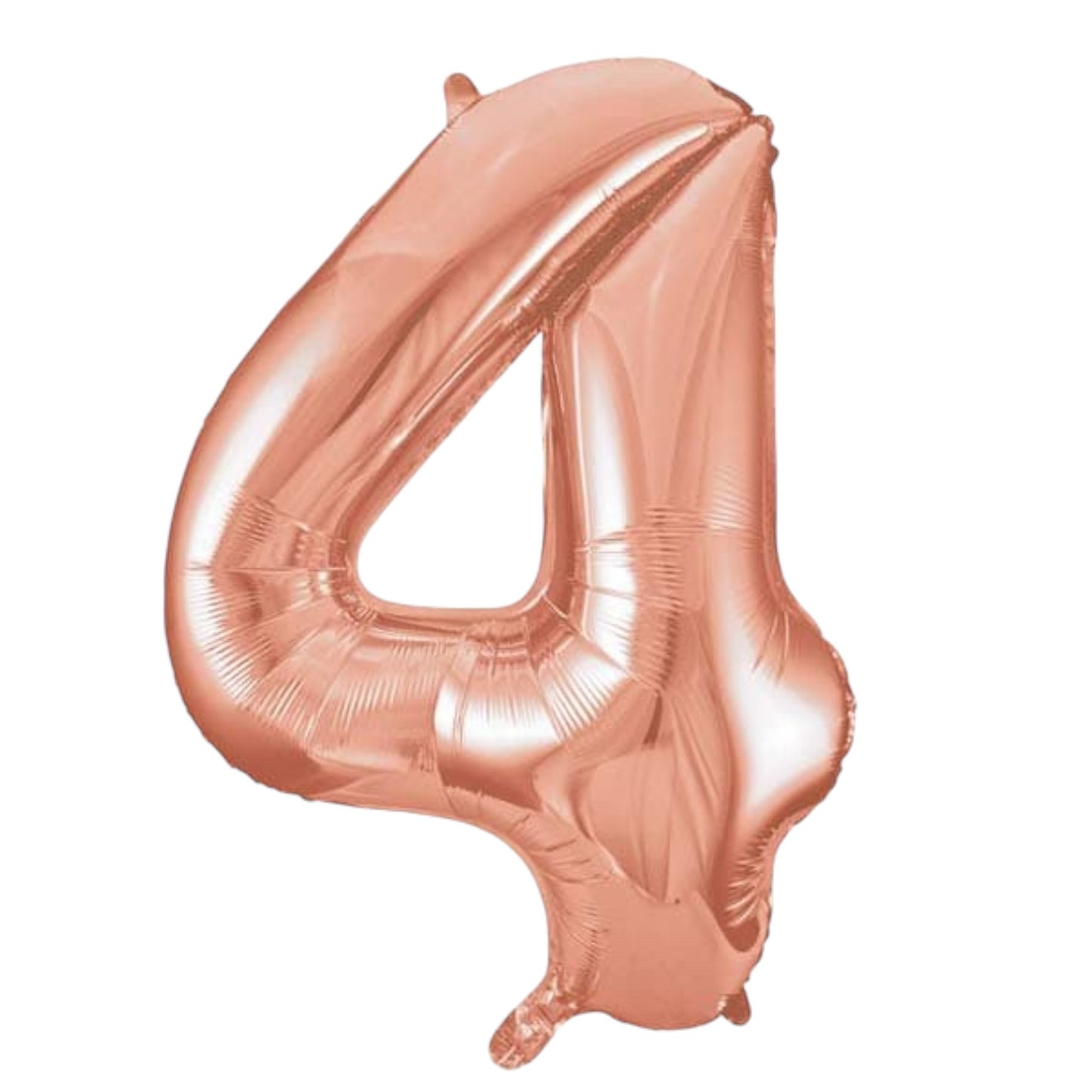 Large Rose Gold Number Balloon