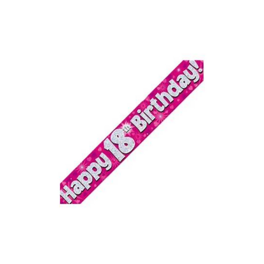 Pink Glitz - Birthday Sash