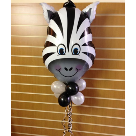 Animal Collar Balloon - Zebra