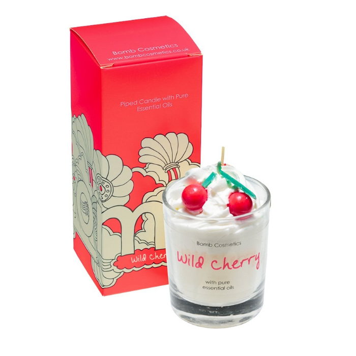 Bomb Cosmetics Wild Cherry Piped Candle
